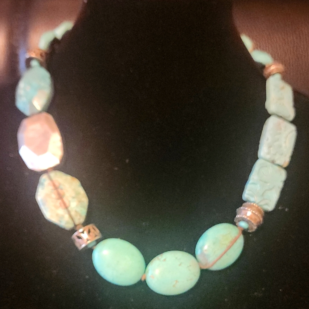 Turquoise Beaded Necklace